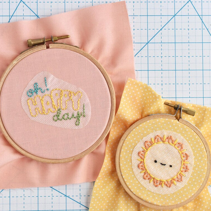 Oh! Happy Day! Stick & Stitch Embroidery Patterns