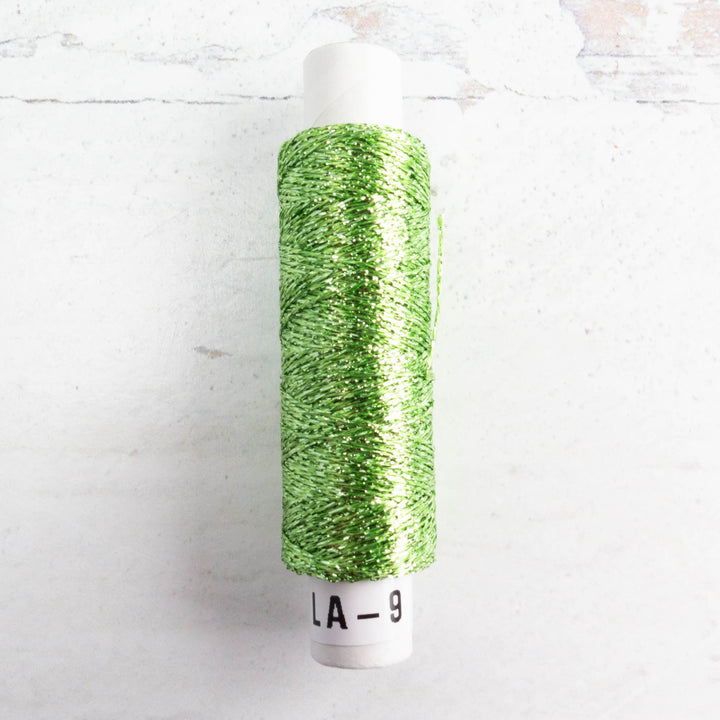 Olympus Metallic Embroidery Floss -Green (#9)