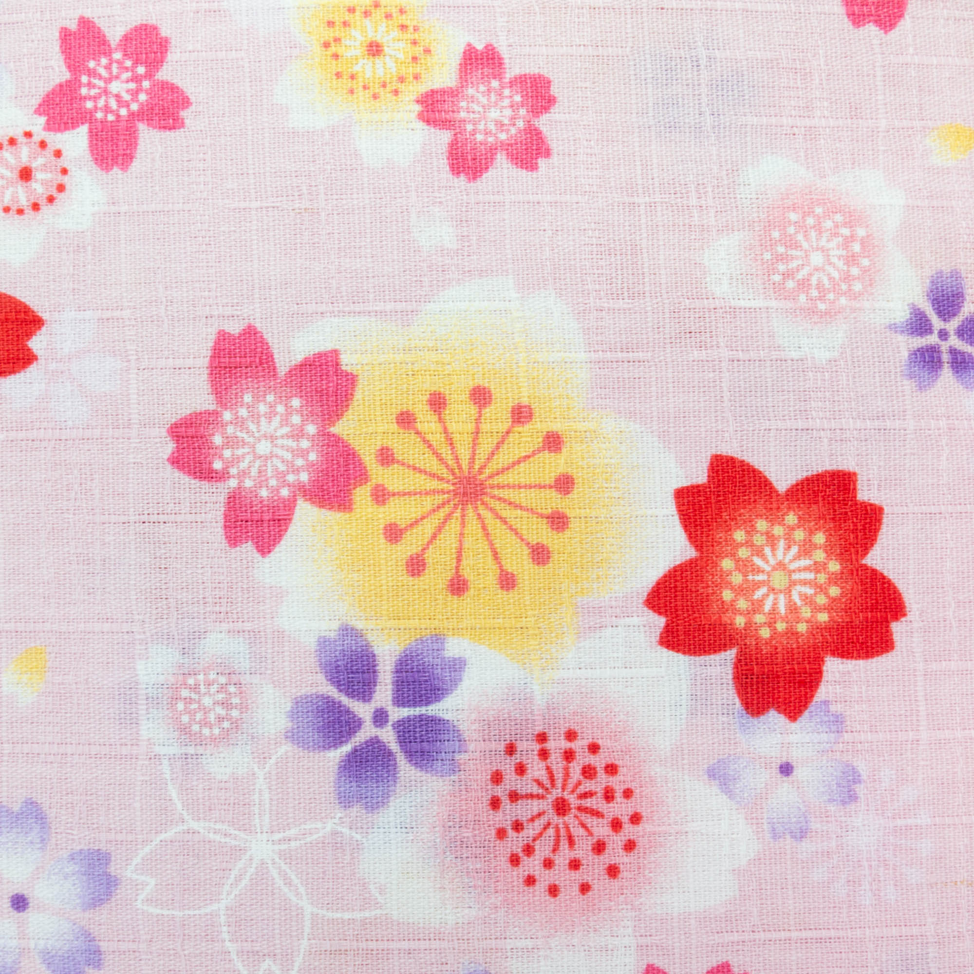 Kokka Dobby :: Pink Cherry Blossom Yukata (KK103A) – Snuggly Monkey
