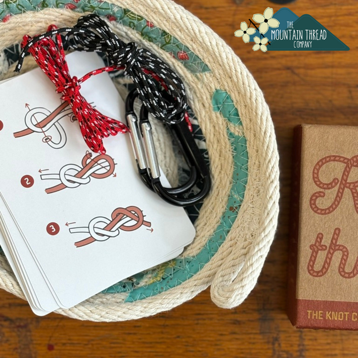Roped Coil Basket DIY Kit - Two Oval Trays