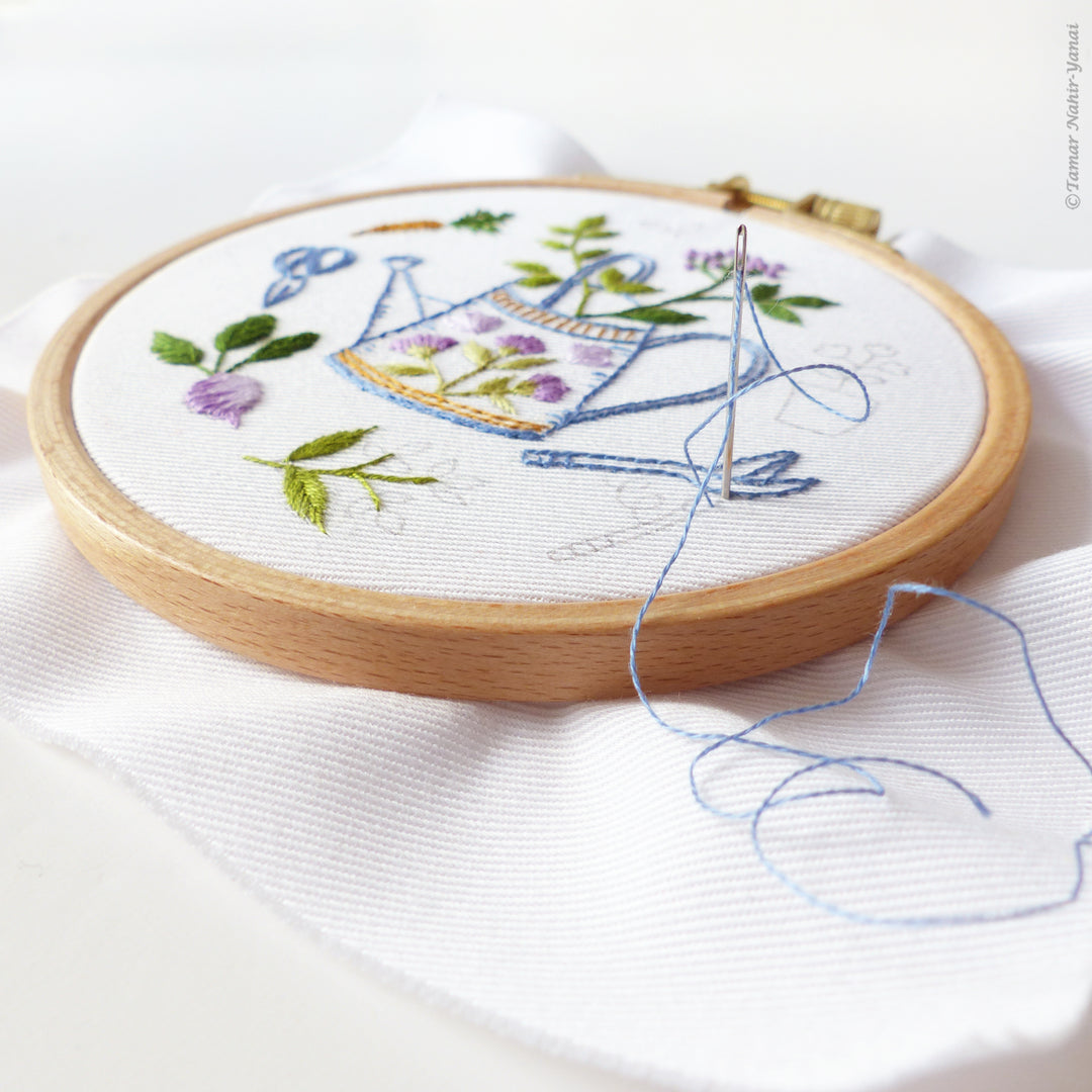 Garden Tools Embroidery Kit