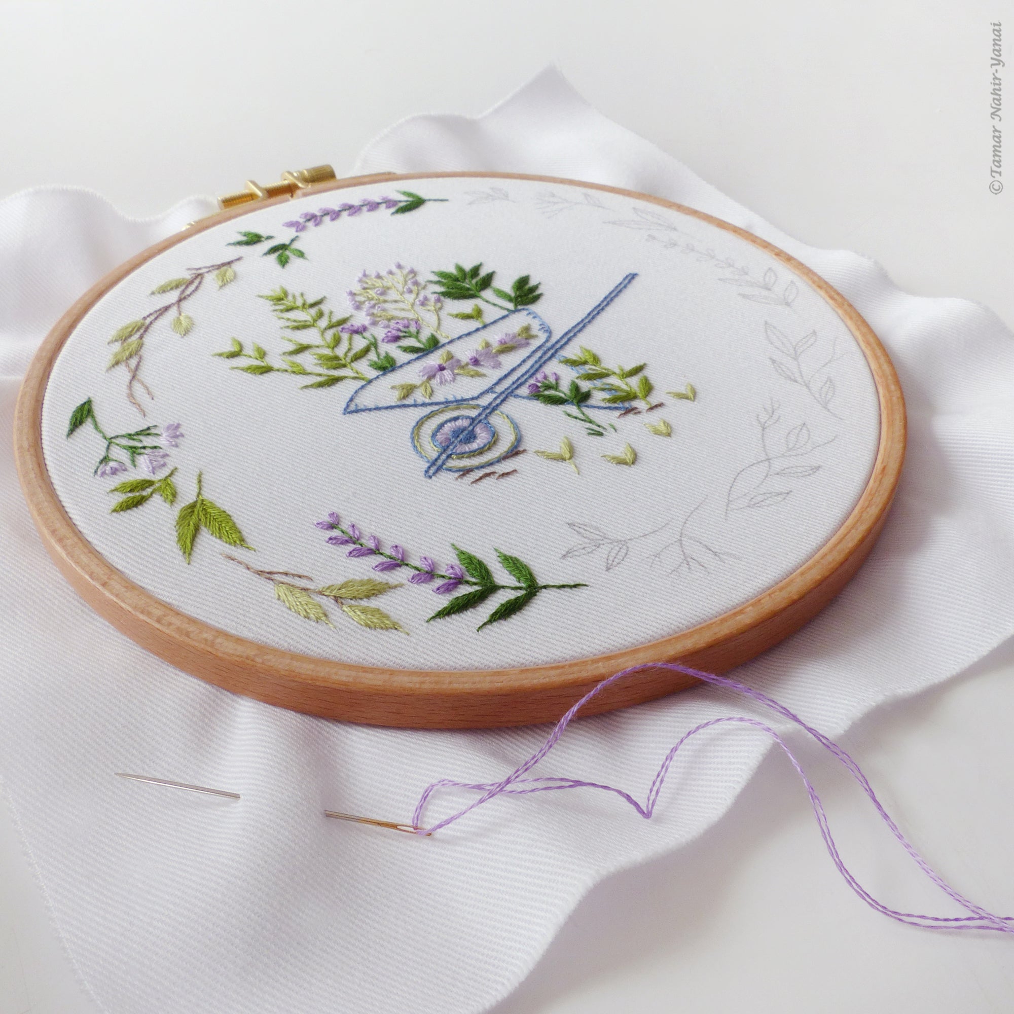Gardening Embroidery Kit – Snuggly Monkey