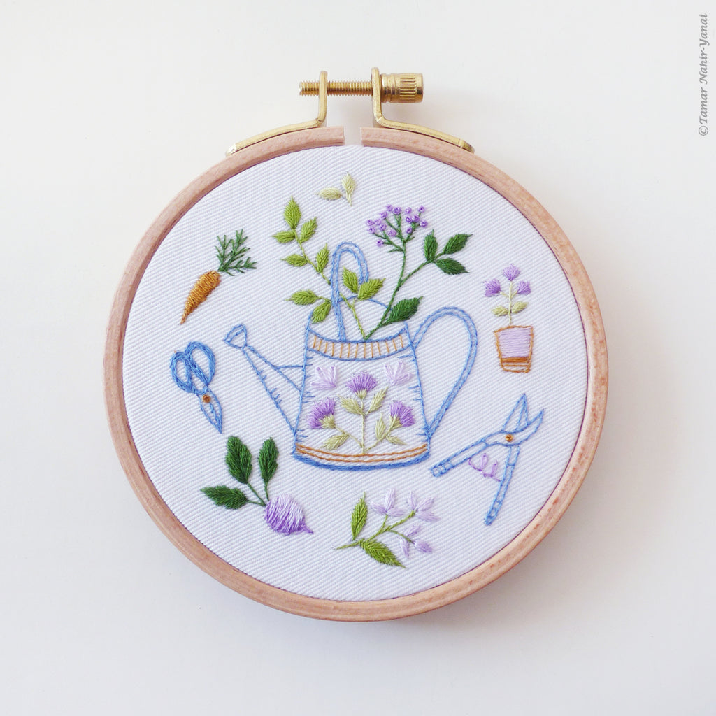 Garden Tools Embroidery Kit – Snuggly Monkey
