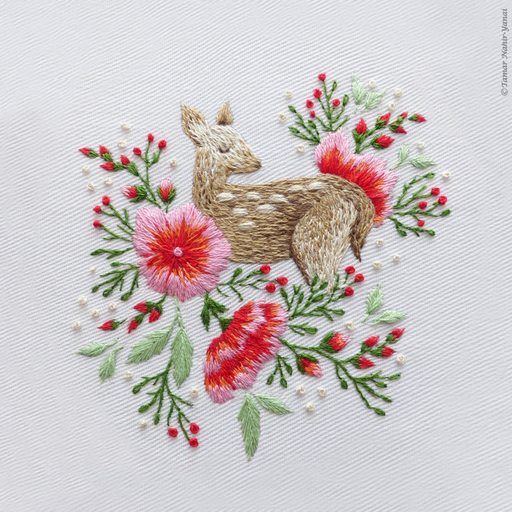 Baby Deer Embroidery Kit