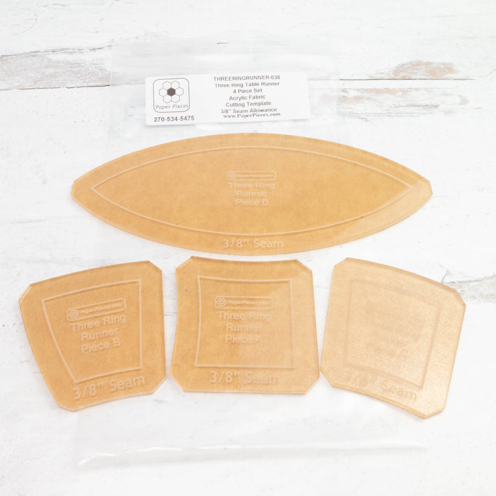 EPP Three Ring Table Runner (Pattern & Pieces)