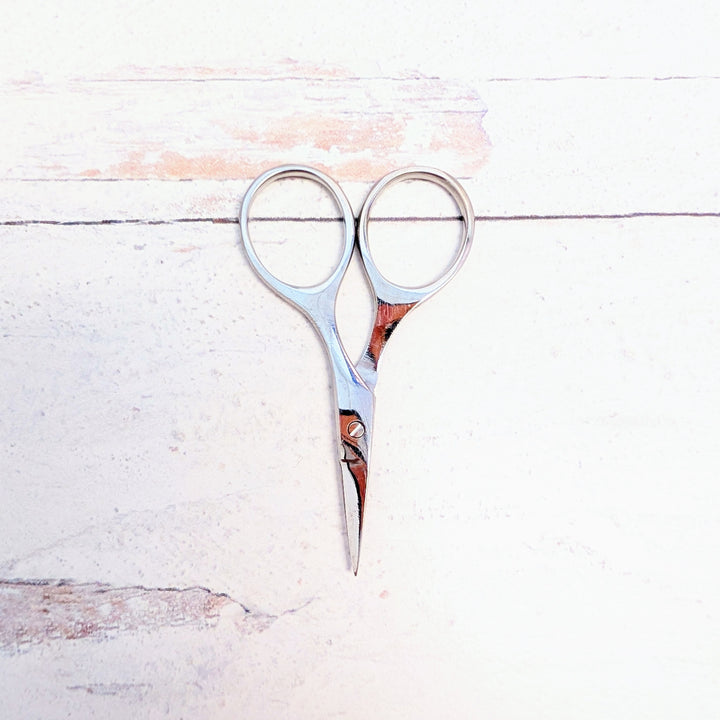 2.5" Silver Tiny Needlepoint Scissors