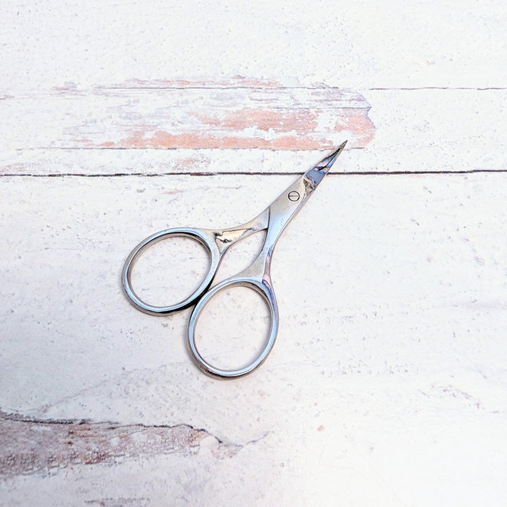 2.5" Silver Tiny Needlepoint Scissors
