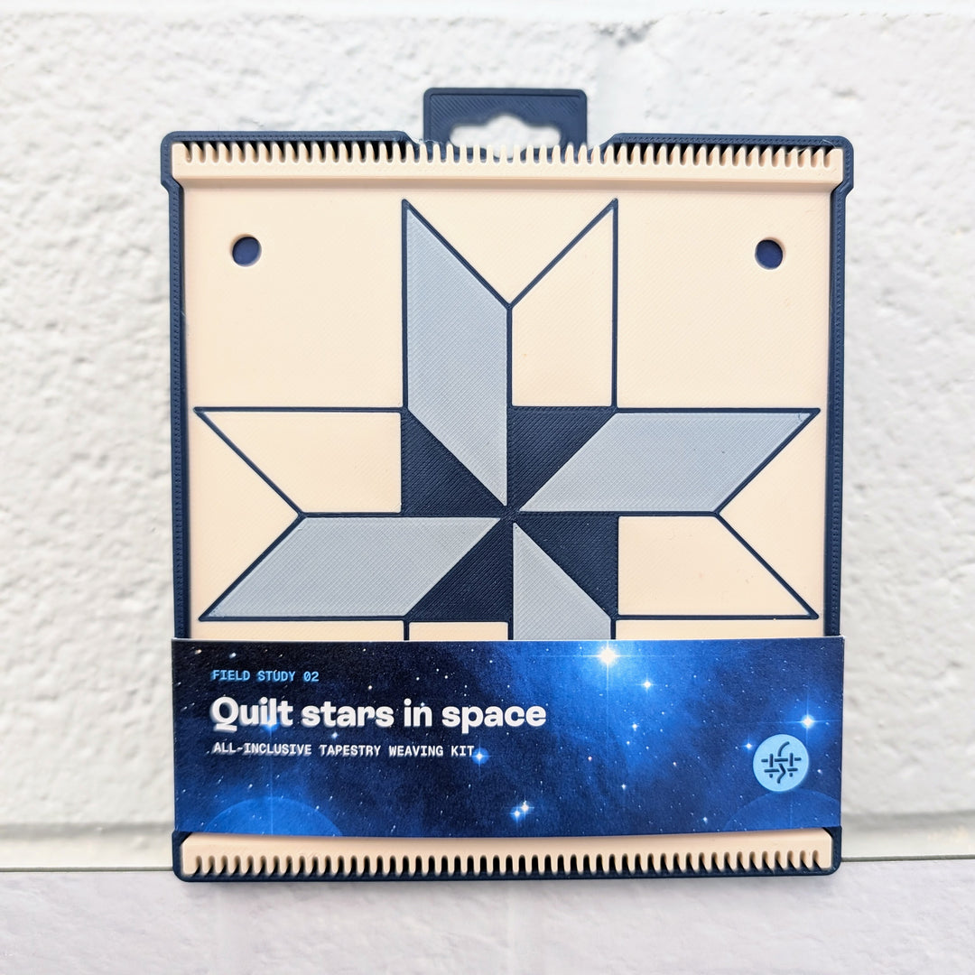 Loom Weaving Kit - Quilt Stars in Space Series