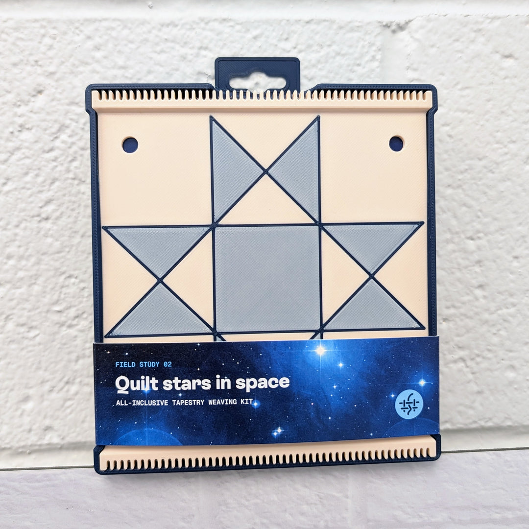 Loom Weaving Kit - Quilt Stars in Space Series
