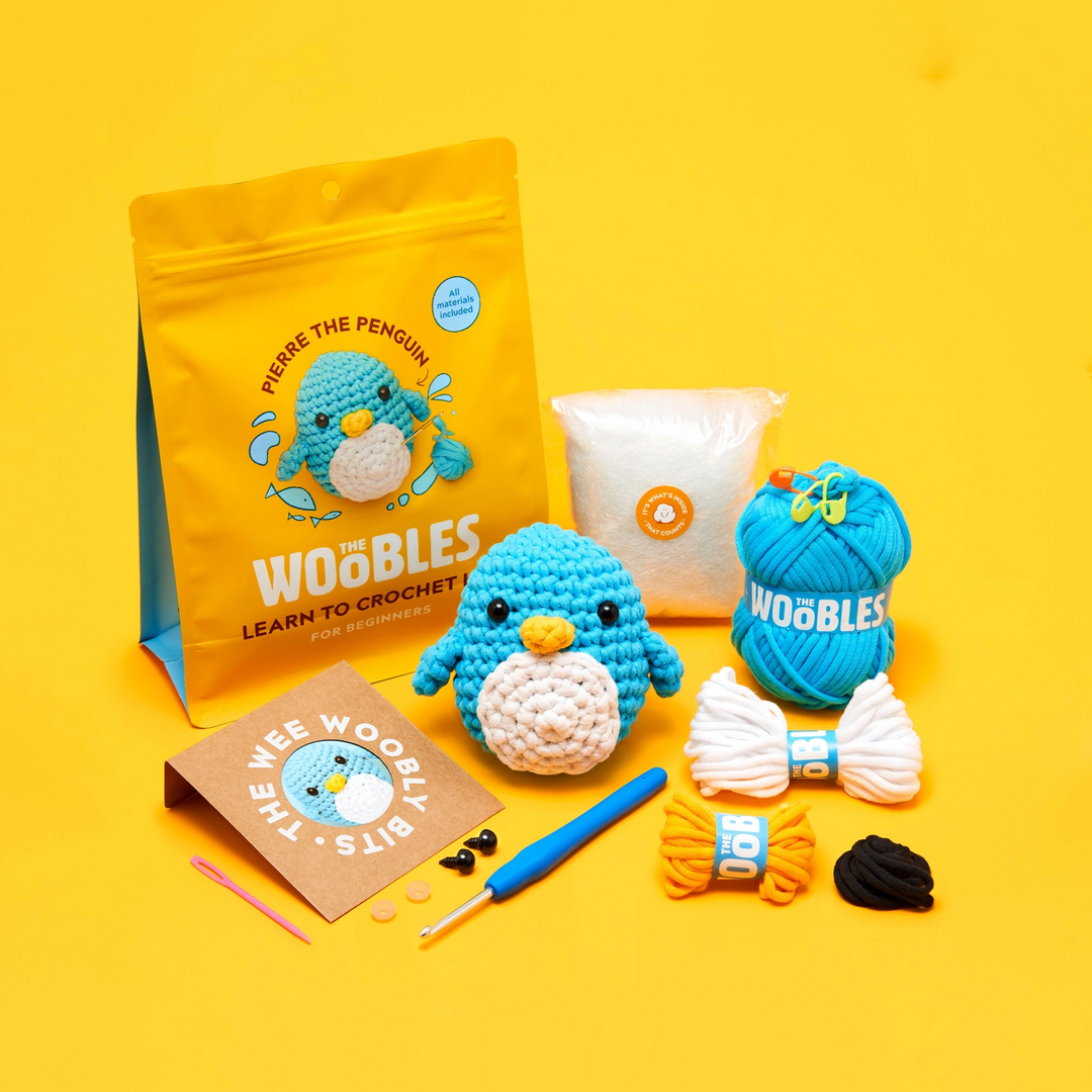 Pierre the Penguin Beginner Amigurumi Crochet Kit