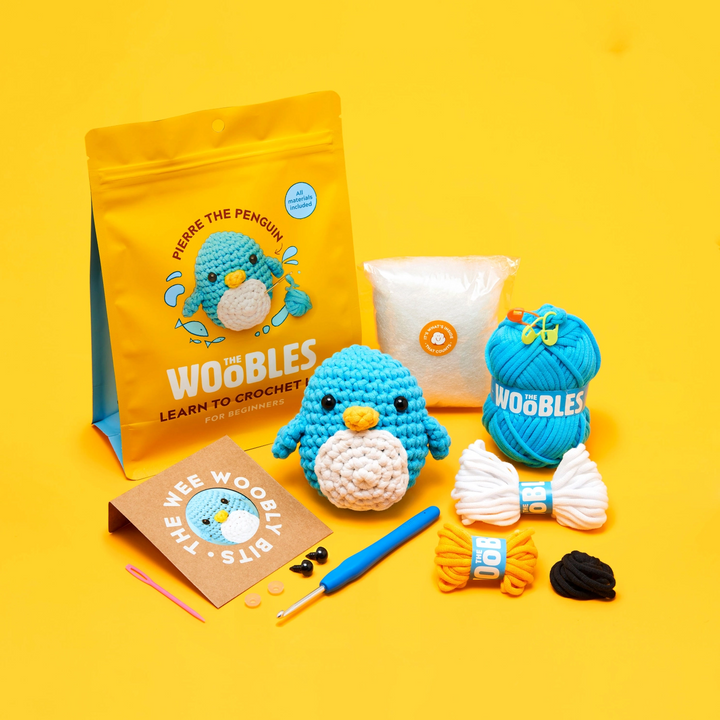 Pierre the Penguin Beginner Amigurumi Crochet Kit
