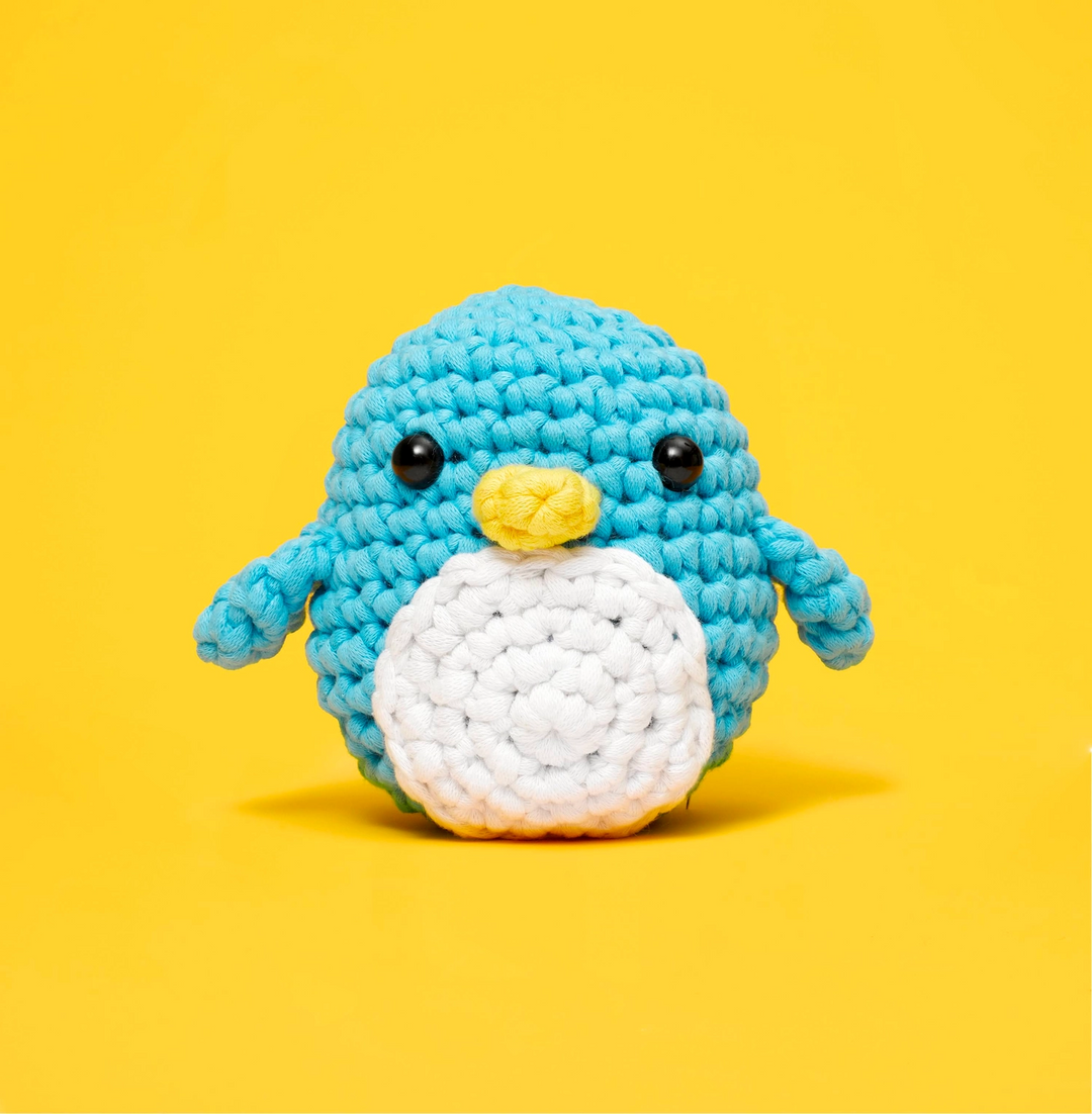 Pierre the Penguin Beginner Amigurumi Crochet Kit