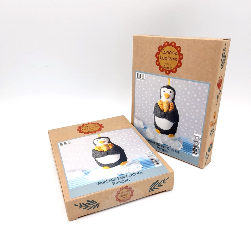 Penguin Felt Embroidery Craft Kit