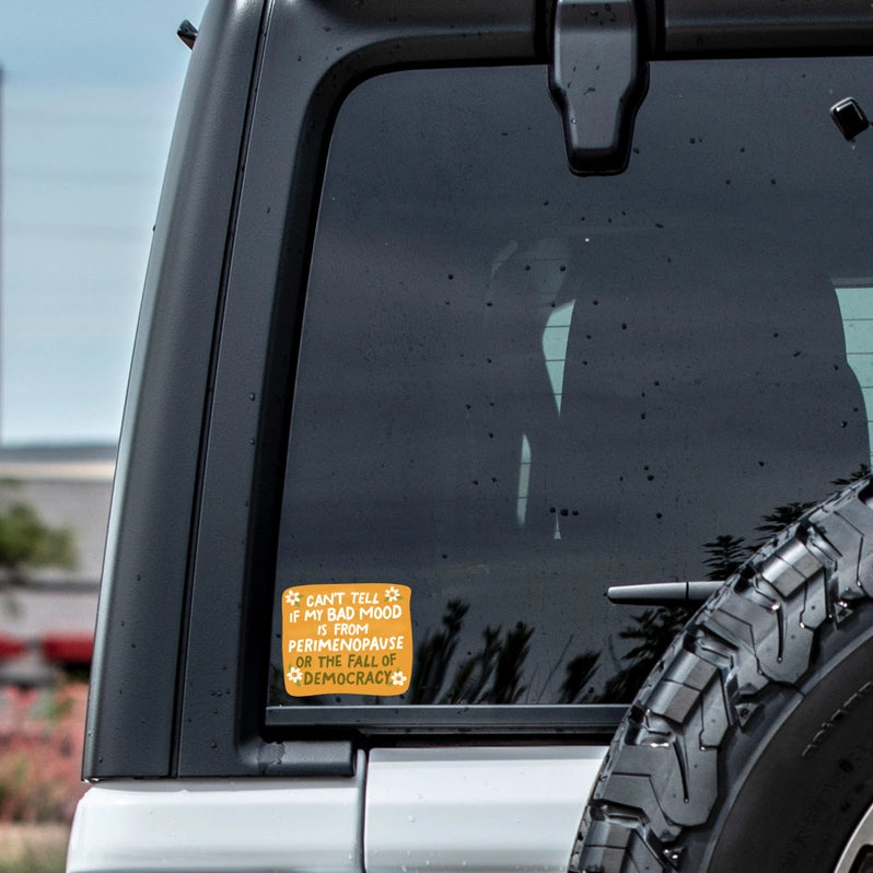 Perimenopause Bad Mood Vinyl Sticker