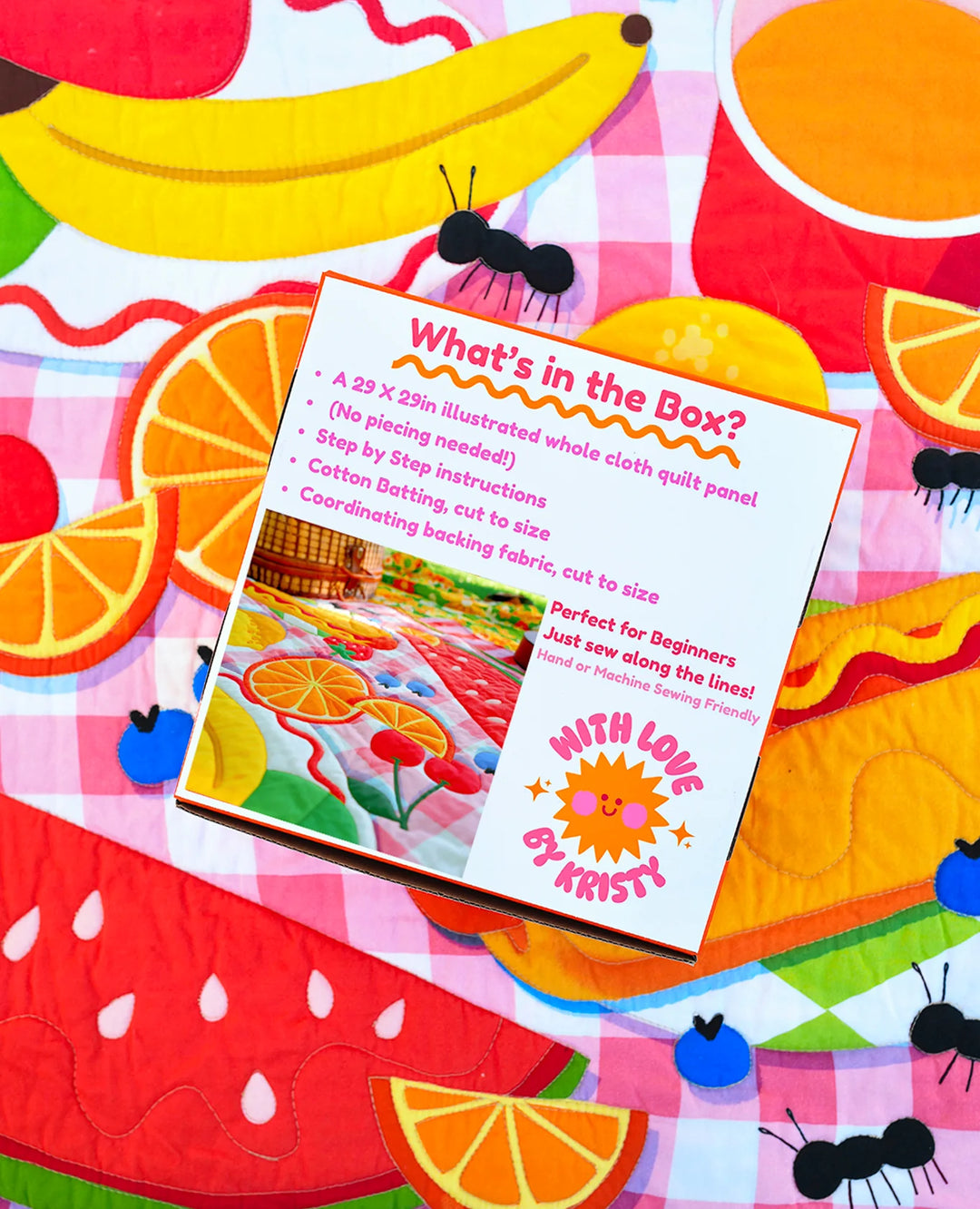 Picnic Whole Cloth Quilt Kit