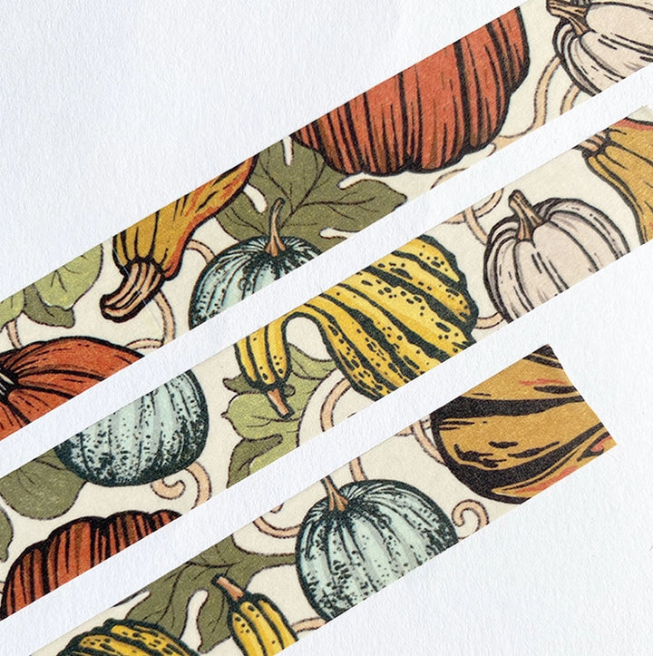 Pumpkin + Gourds Fall Washi Tape