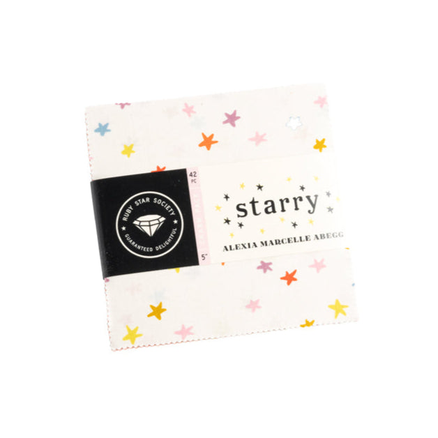 5" Cotton Fabric Charm Pack - Ruby Star Society Starry