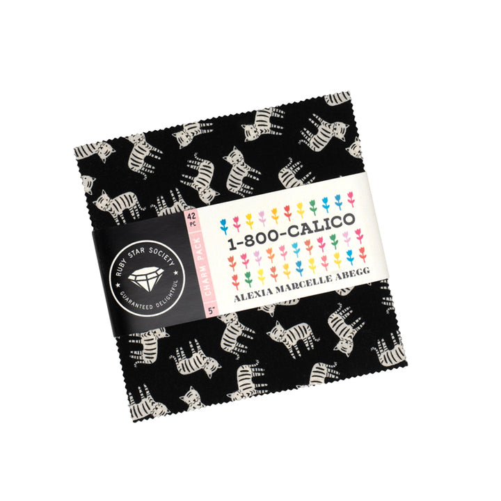 5" Cotton Fabric Charm Pack - Ruby Star Society 1-800-Calico