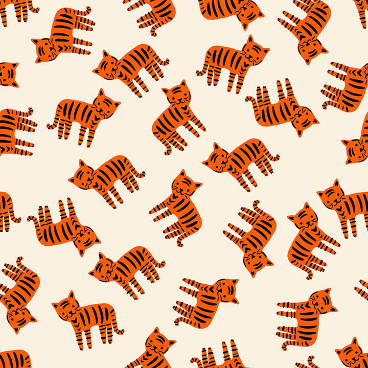 Ruby Star Society 1-800-Calico - Tigers on Natural (RS416612)
