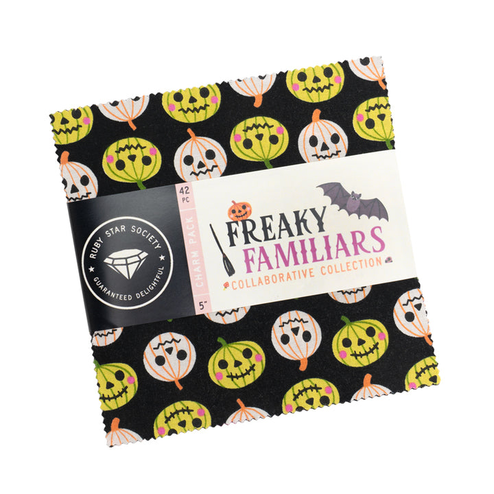 5" Cotton Fabric Charm Pack - Ruby Star Society Freaky Familiars