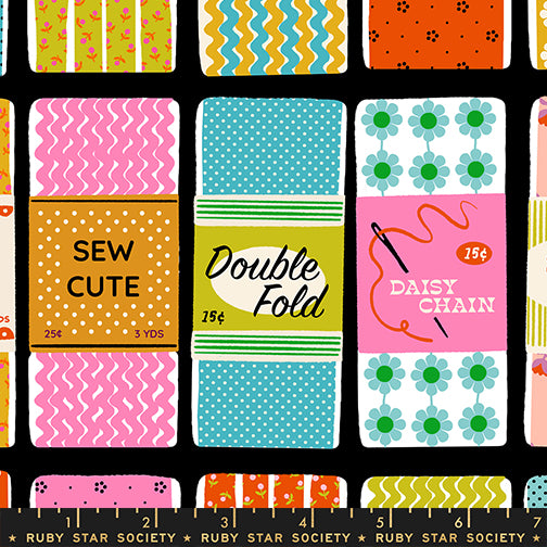 Ruby Star Society 1-800-NOTIONS - Sew Cute in Soft Black (RS520712)