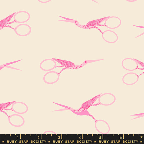 Ruby Star Society 1-800-NOTIONS - Stork Scissors in Shell (RS521611)