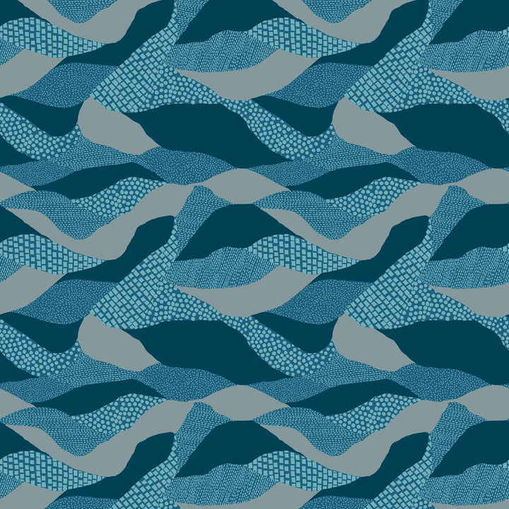 Ruby Star Society Reimagined Landscapes - Teal Abstract (RS605316)