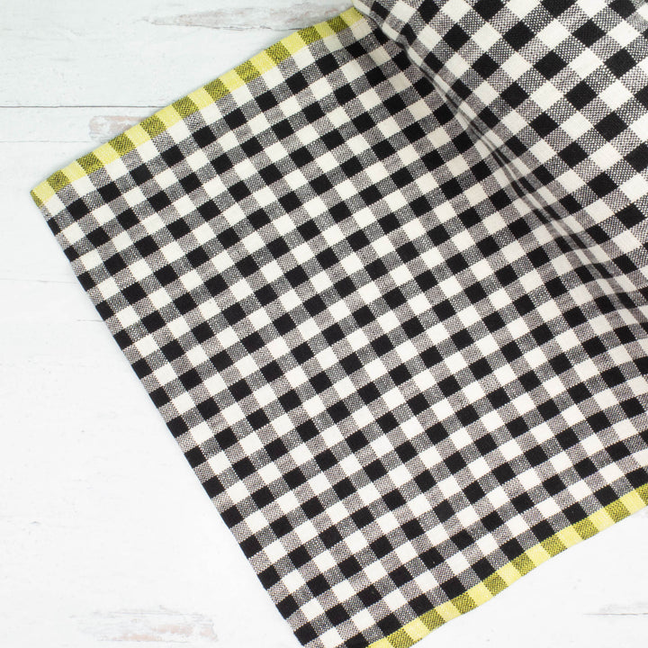 16 inch Cotton Toweling - RSS Sunshine Black Neon (RS4143 12)