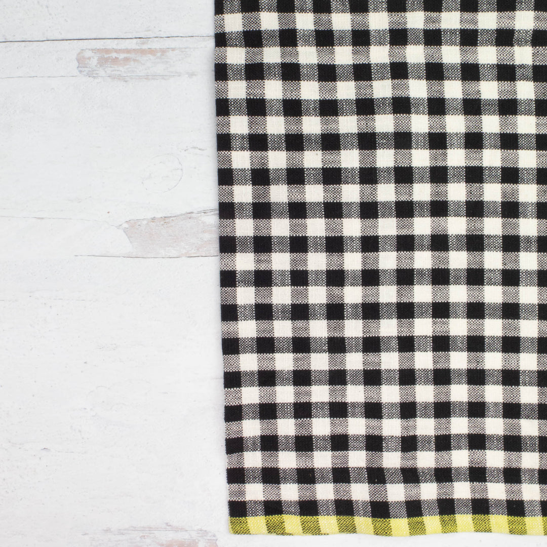 16 inch Cotton Toweling - RSS Sunshine Black Neon (RS4143 12)