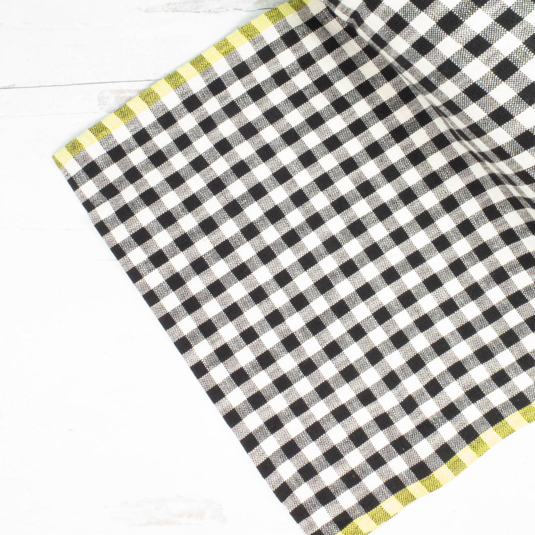 16 inch Cotton Toweling - RSS Sunshine Black Neon (RS4143 12)