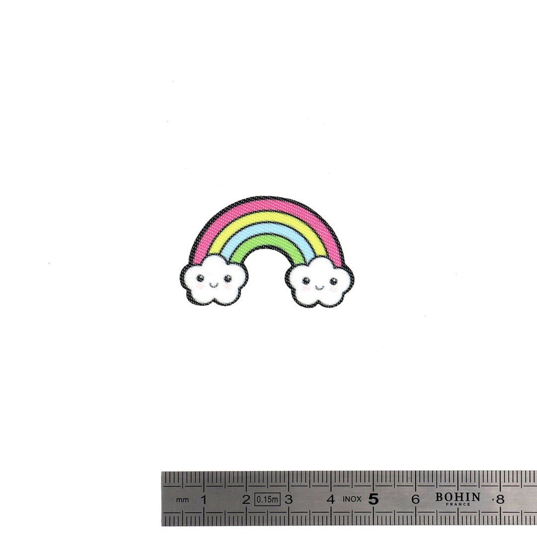 Happy Rainbow Mini Iron-on Patch