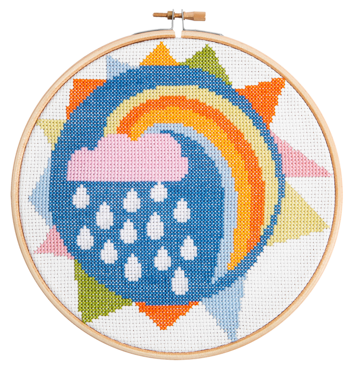 Rainbow Cross Stitch Kit