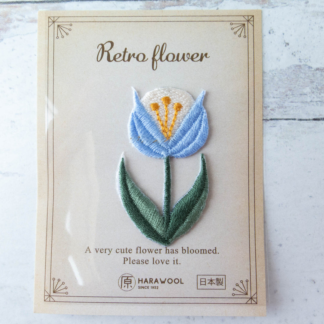 Embroidered Retro Flower Sticker Patch