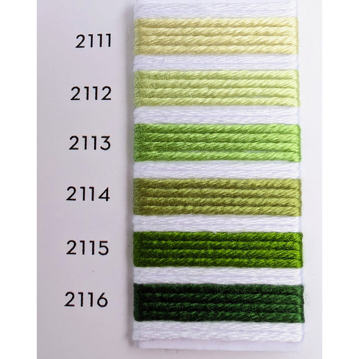 Soie d'Alger Silk Embroidery Thread - Pistache (Yellow Green)