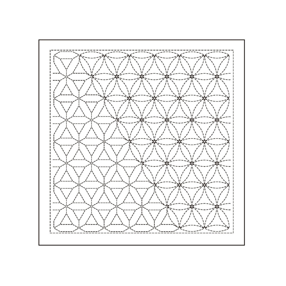 Traditional Sashiko Sampler -Hana-guruma (#H1120/2120) – Snuggly Monkey pdf-free-printable-sashiko-patterns-printable-world-holiday-ca5