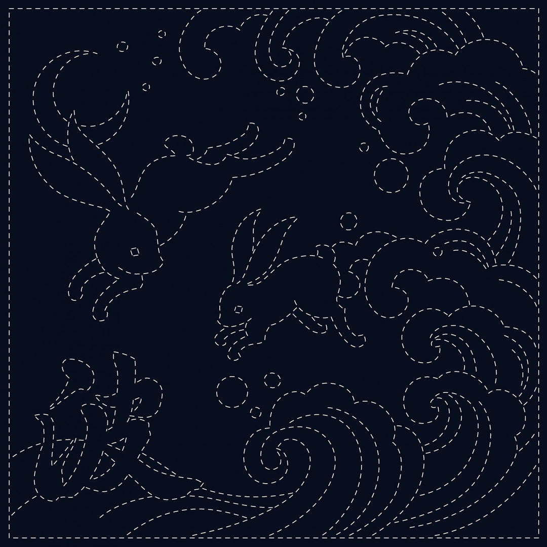 Ara-Nami Pre-Printed Sashiko Sampler