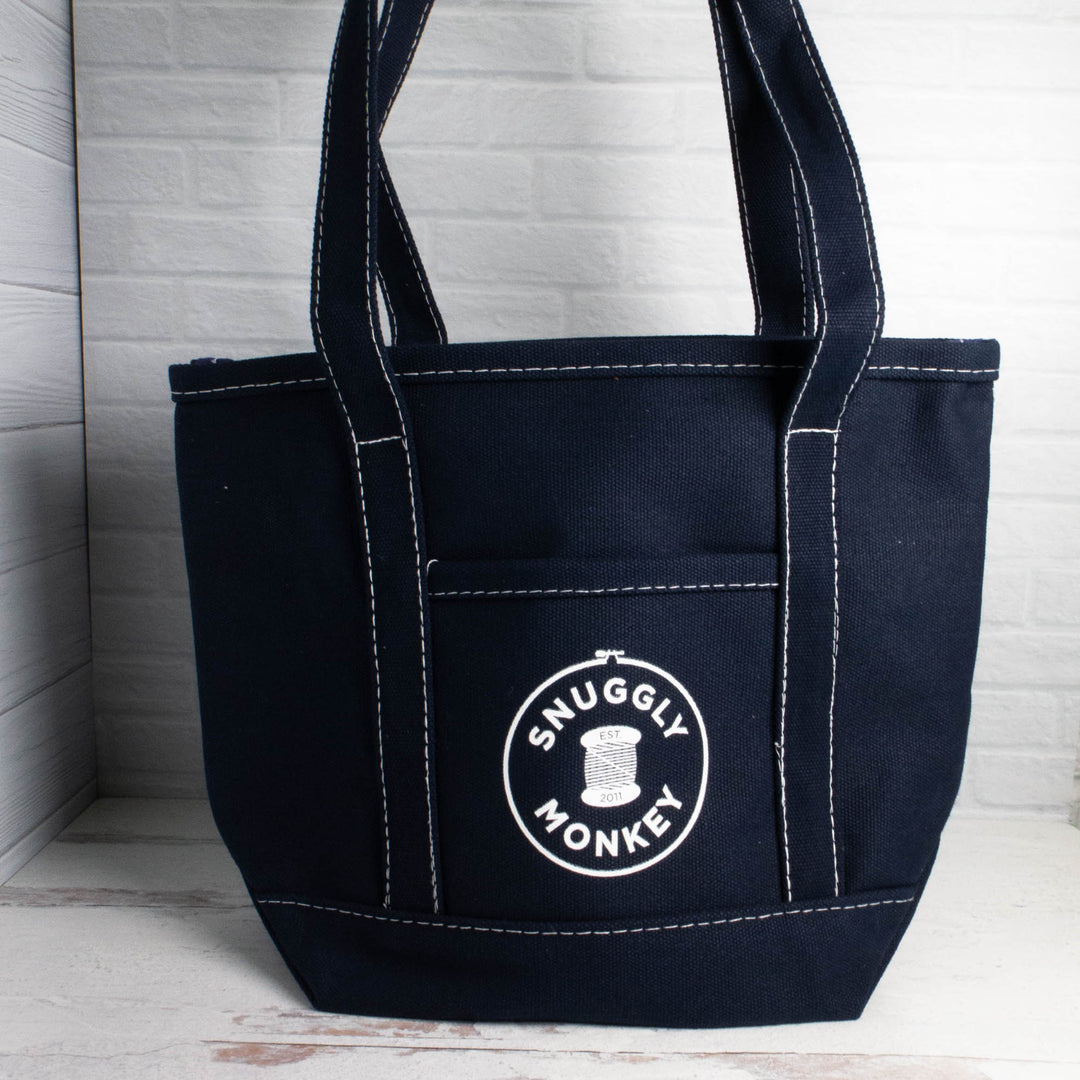 Snuggly Monkey Heavyweight Canvas Boat Tote