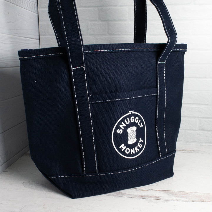 Snuggly Monkey Heavyweight Canvas Boat Tote