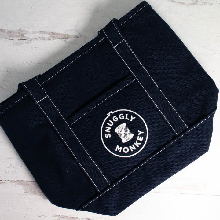 Snuggly Monkey Heavyweight Canvas Boat Tote