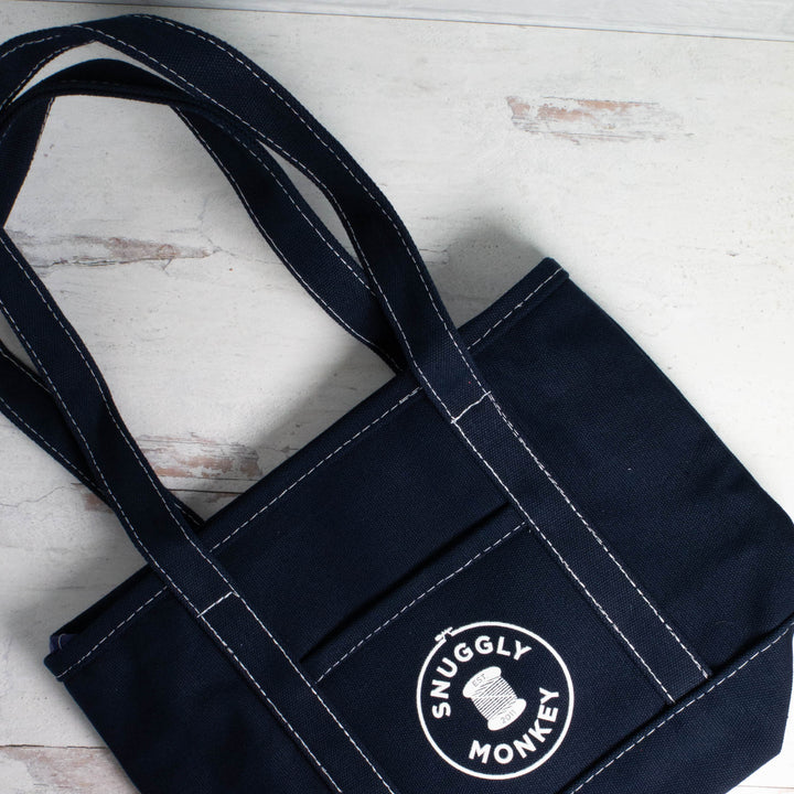 Snuggly Monkey Heavyweight Canvas Boat Tote