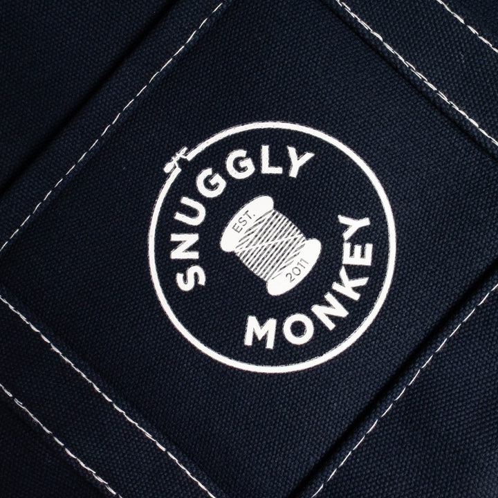 Snuggly Monkey Heavyweight Canvas Boat Tote