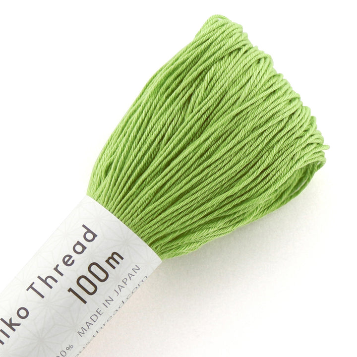 100m Skein Olympus Sashiko Thread - Spring Green(#107)