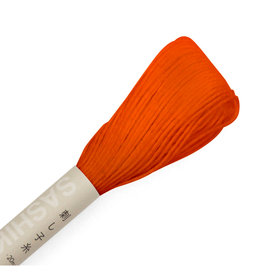 20m Skein Olympus Sashiko Thread - Bright Orange (#31)