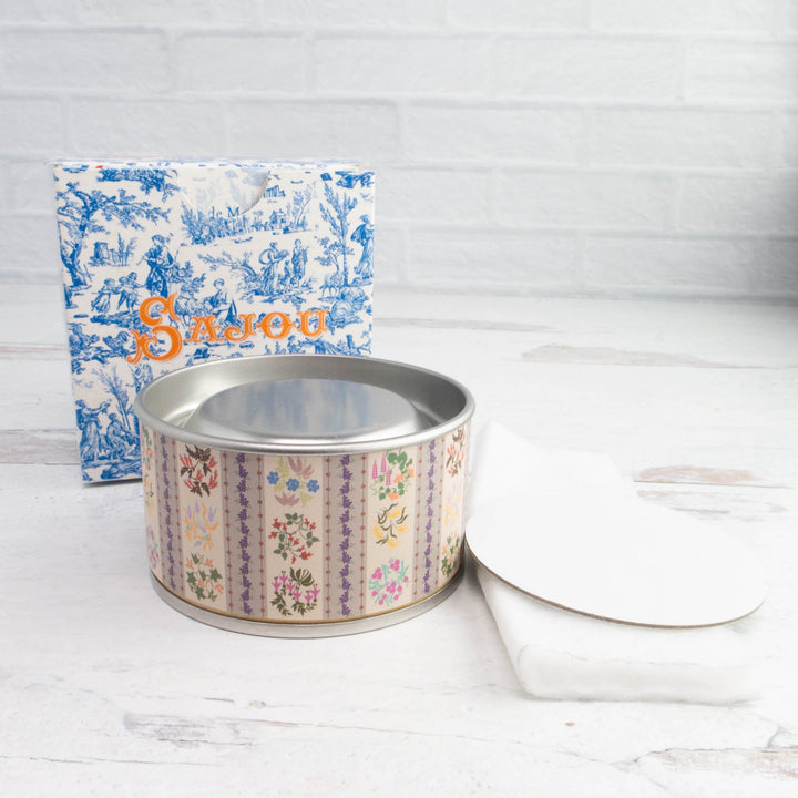 Customizable Lid Storage Tin - Floral