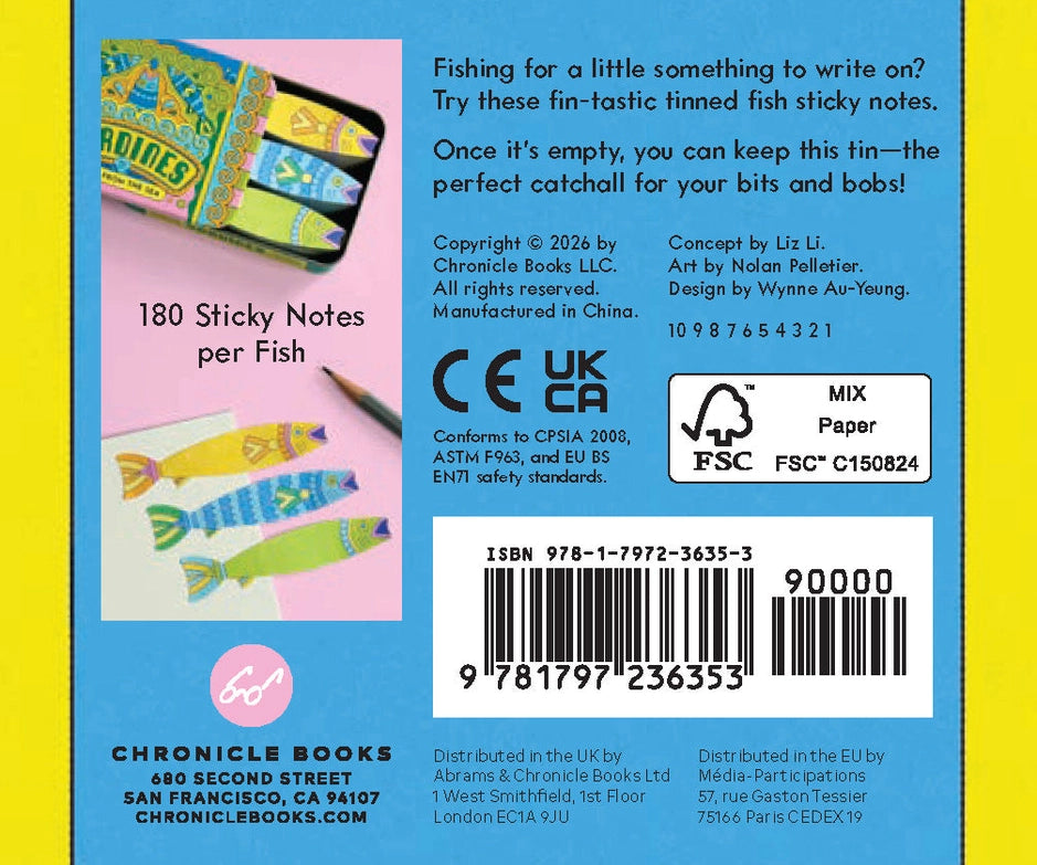 Sardines Fishy Sticky Notes