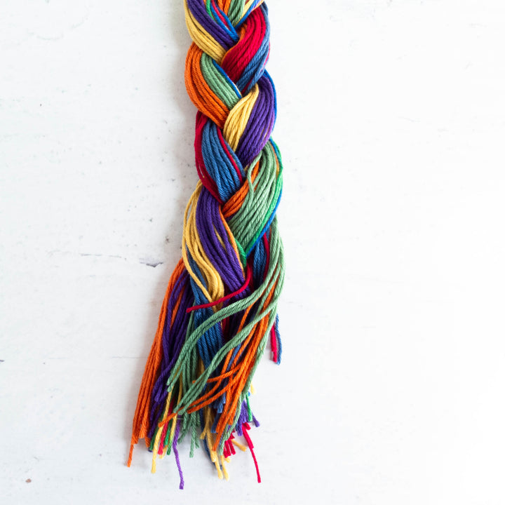 Multi-Color Sashiko Thread Braids - Rainbow