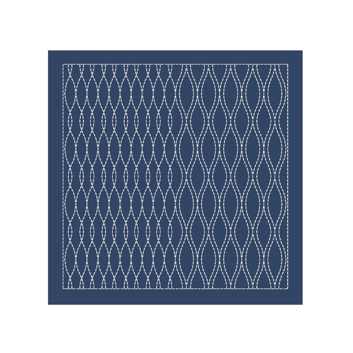 Traditional Sashiko Sampler -Tate-Waku (#H1121/2121)