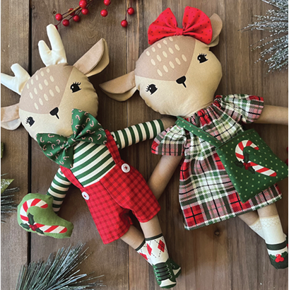 Stacy Iest Hsu Holiday Cheer - Reindeer Friends Panel