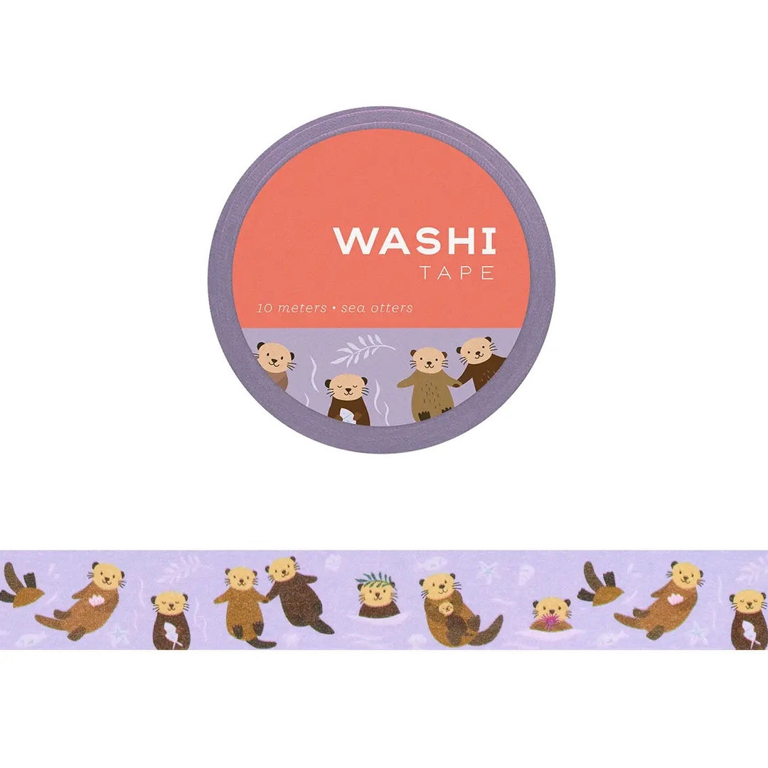 Sea Otters Washi Tape