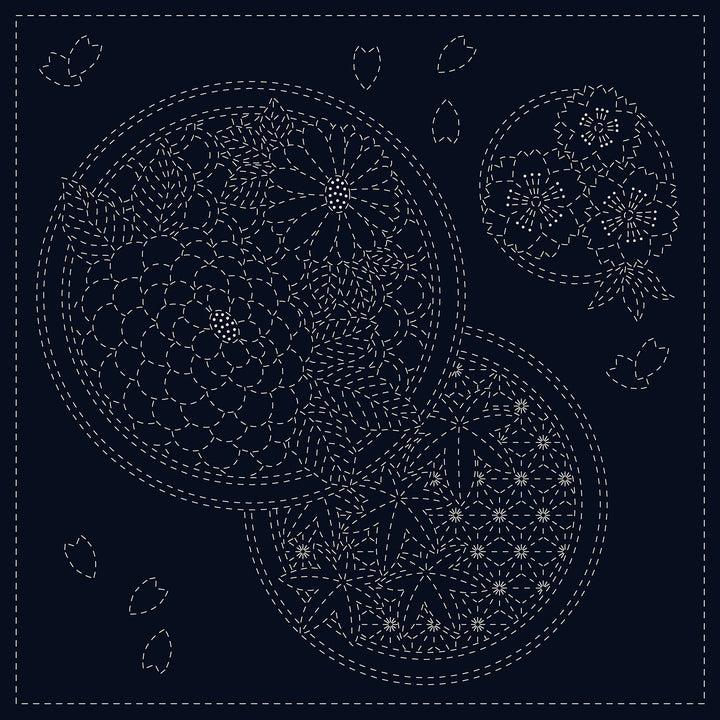 Seasons Sashiko Embroidery Sampler